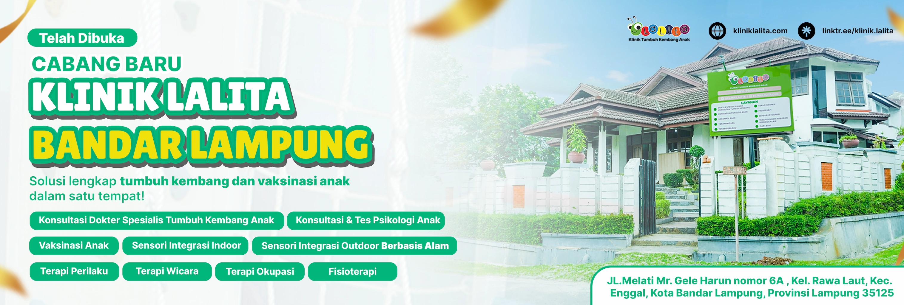 Telah Dibuka Cabang Baru Klinik Lalita Bandar Lampung